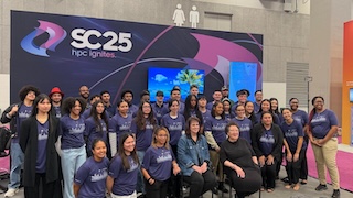 Supercomputing 2025 HPC Illuminations Pavillion and Theater Student Presenters from TACC