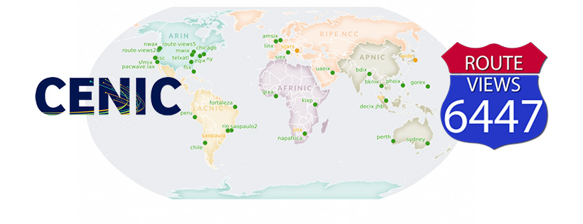 July: RouteViews collector added to Pacific Wave exchange, Los Angeles, California