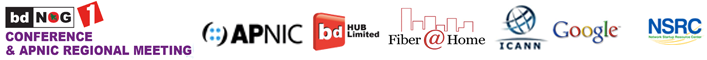 bdNOG1 APNIC bdHub Fiber@Home ICANN Google NSRC