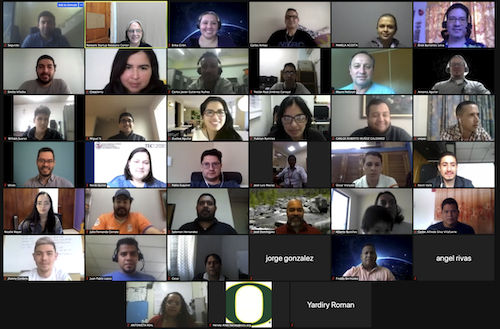 WALC 2020: Foto del grupo del taller Gestion y Monitoreo